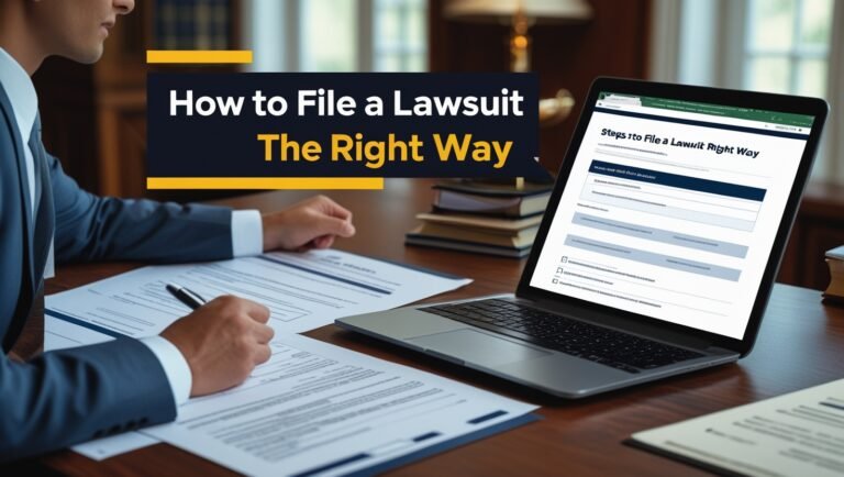 How to File a Lawsuit the Right Way