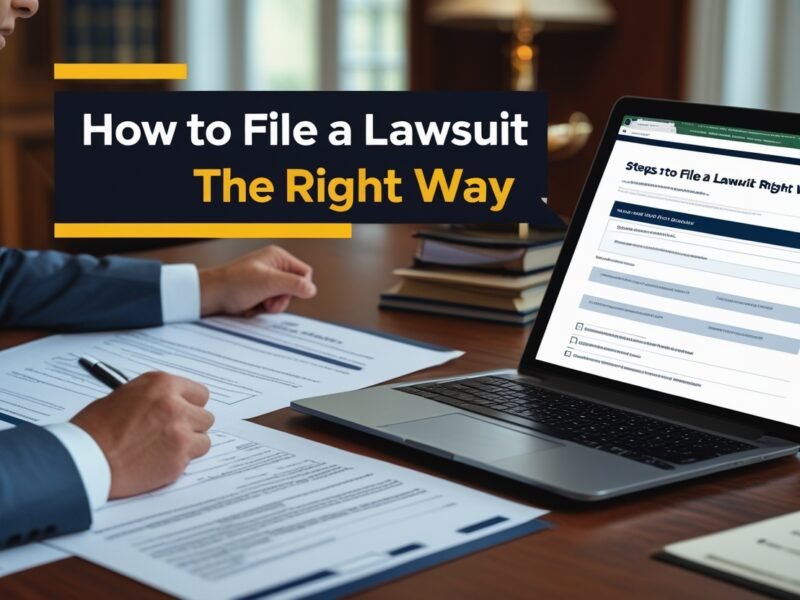 How to File a Lawsuit the Right Way